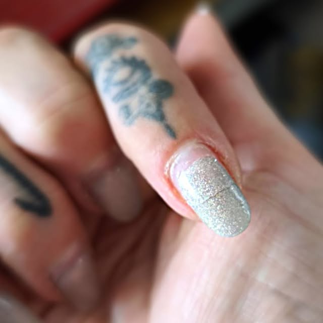 Réalisation Silver par Nails by GNC